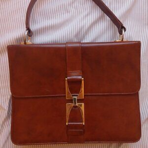 60/70s Vintage Widegate London leather bag.